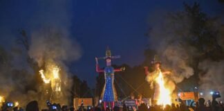 Communal Harmony Prevails: KPSS Grateful for Punit Balan’s Support in Grand Dusshera Celebration