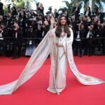 Aishwarya Rai Channels Desi Royalty in Saree at Cannes