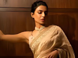 Samantha Ruth Prabhu Stuns in Saree at Dubai Jewellery Launch