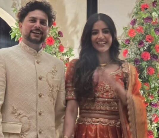 Kuldeep Yadav Gets Engaged to Vanshika; Bride-to-Be Shines in Silk Lehenga